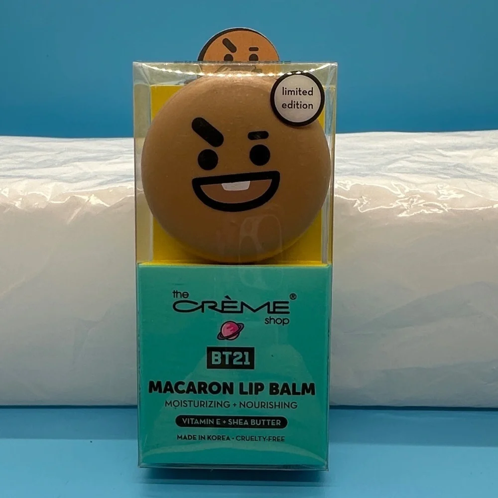 The Crème Shop BT21 Macaron Lip Balm - Limited Edition Chocolate Crème